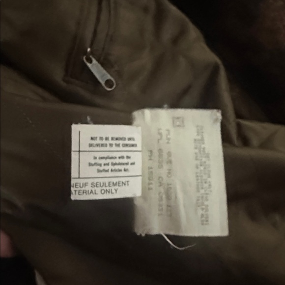 WOOLRICH VINTAGE Aztec Wool Leather JackeT Barn Saddle Chore Lined Navajo XXL - Picture 4 of 11